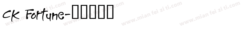 CK Fortune字体转换